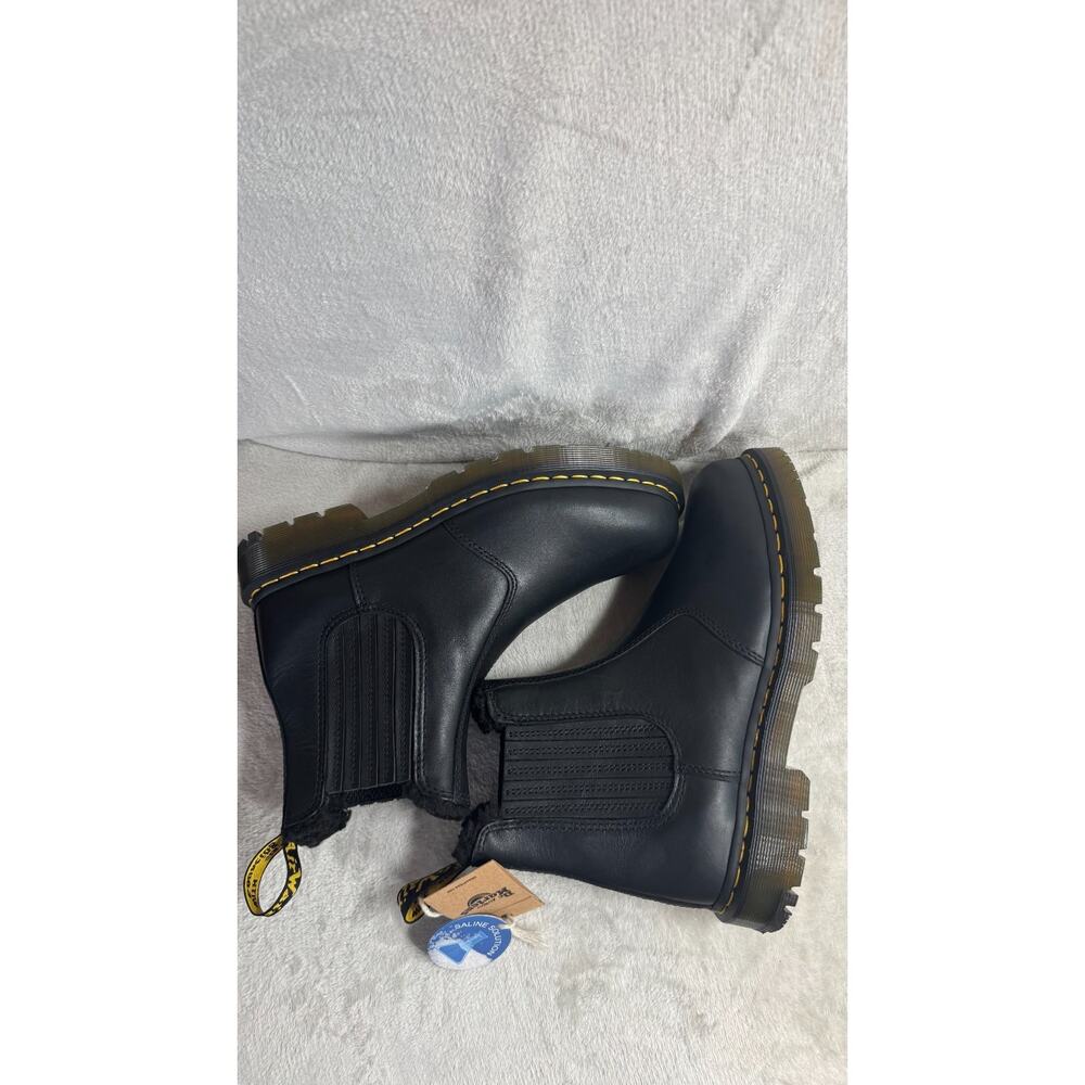 Dr. Doc Martens DM's NEW Chelsea Boots Womens 9 Black Leather Pull On 2976 Men 8 - Picture 7 of 12